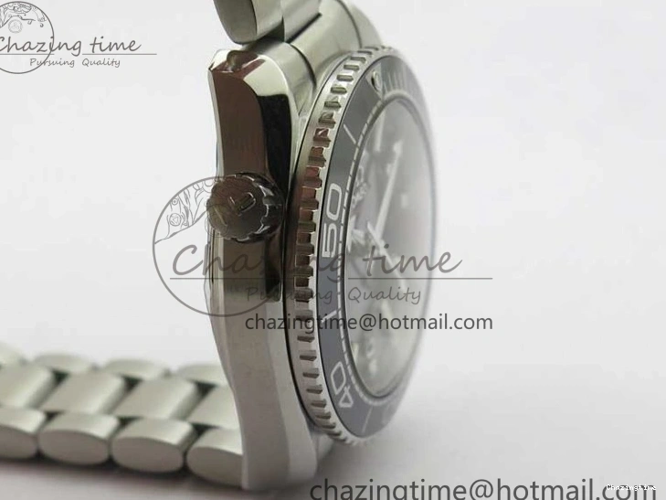 0109 Planet Ocean 39.5mm Black Ceramic Bezel SS VSF 1:1 Best Edition Black Dial on SS Bracelet A Stretchable 7890